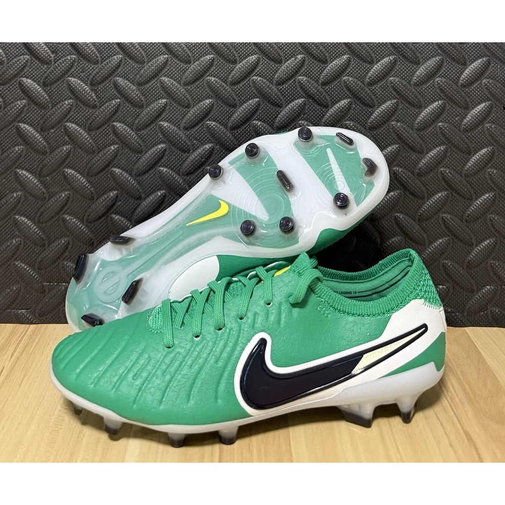 Nike Tiempo Legend 10 Elite FG Green HJ7272-300 Soccer Cleats Men Sz 4 Women 5.5